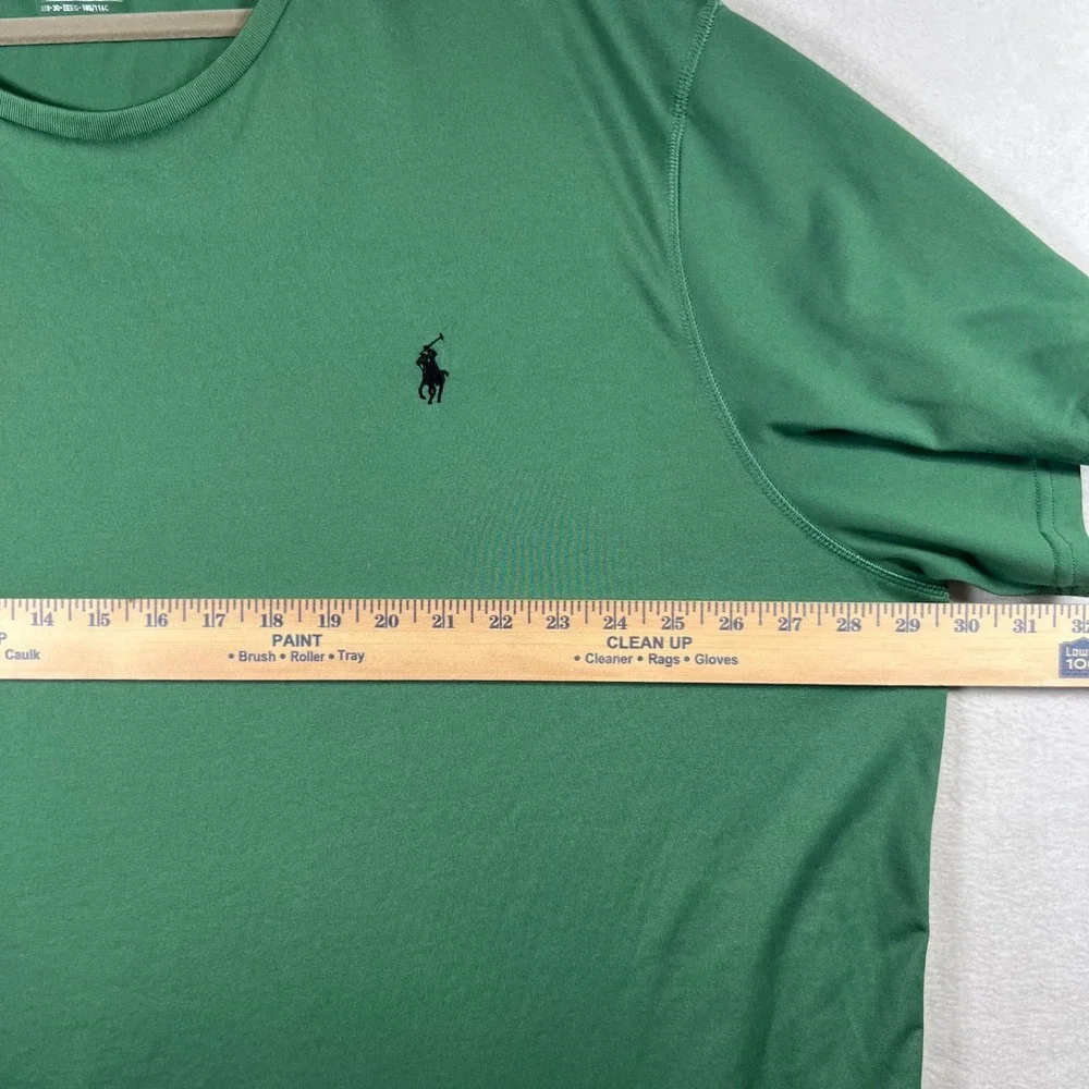 Polo Ralph Lauren Performance Shirt Mens 3XB Green Short Sleeve Pony Logo Tee